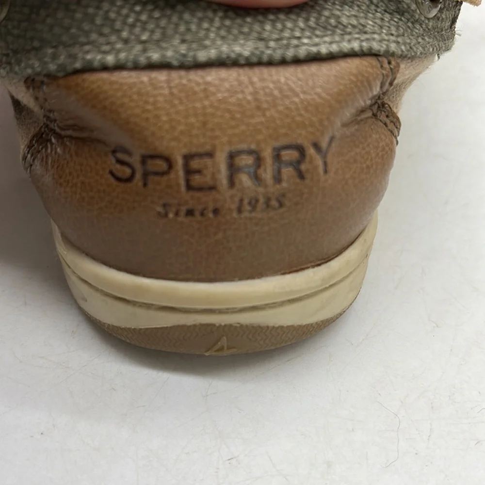 Sperry Top Sider Boat Shoes Brown Gray Size 7. SPR3147